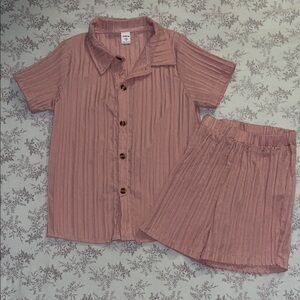 shein Mauve Kids spring outfit Set